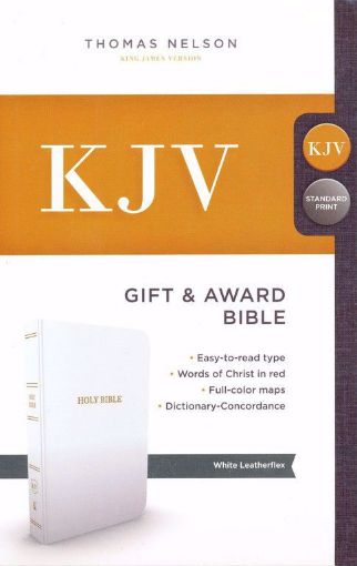 Picture of KJV - GIFT & AWARD BIBLE -WHITE