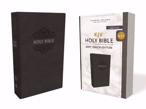 Picture of KJV HOLY BIBLE SOFT TOUCH -BLACK
