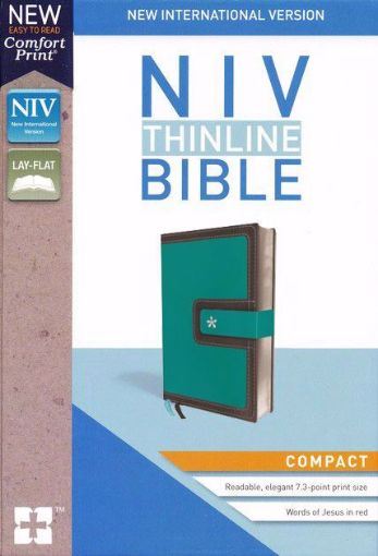 Picture of NIV THINLINE BIBLE COMPACT -TURQ