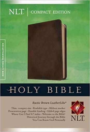 Picture of NLT COMPACT EDITION LEATHER -BROWN