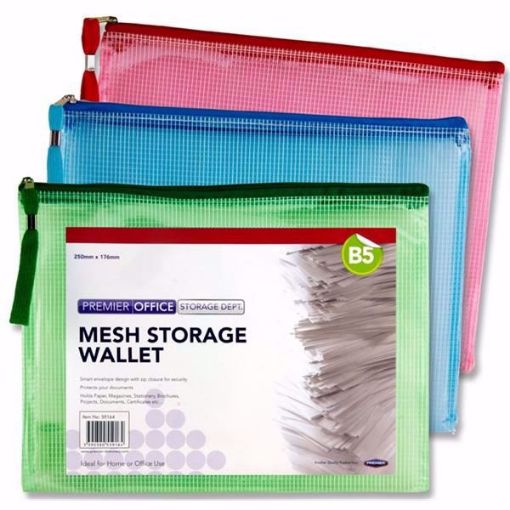 Picture of B5 - MESH STORAGE WALLET