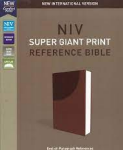 Picture of NIV SUPER GIANT PRINT REFERENCE BIBLE