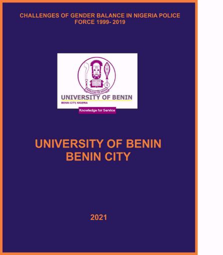 Picture of CHALLENGES OF GENDER BALANCE IN NIGERIA POLICE FORCE 1999- 2019