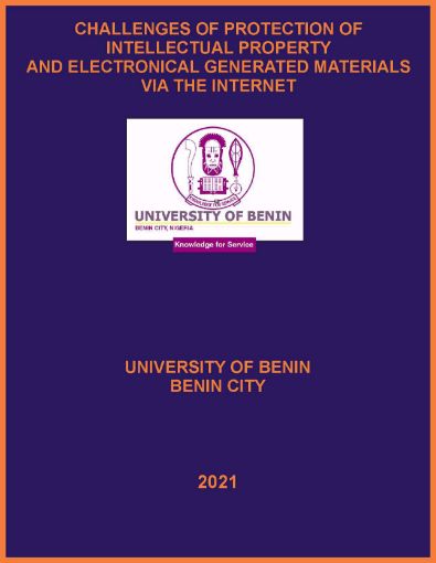 Picture of CHALLENGES OF PROTECTION OF INTELLECTUAL PROPERTY  AND ELECTRONICAL GENERATED MATERIALS VIA THE INTERNET