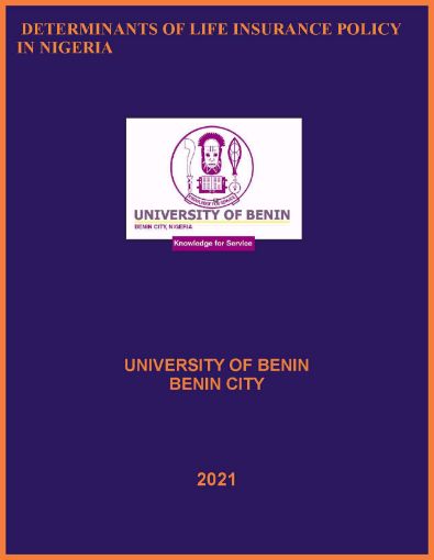 Picture of DETERMINANTS OF LIFE INSURANCE POLICY IN NIGERIA