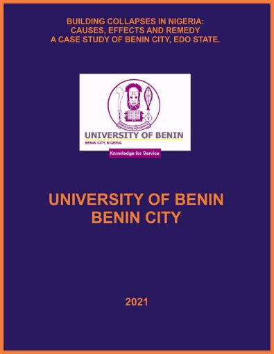 Picture of BUILDING COLLAPSES IN NIGERIA: CAUSES, EFFECTS AND REMEDY A CASE STUDY OF BENIN CITY, EDO STATE.