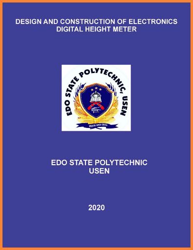 Picture of DESIGN AND CONSTRUCTION OF ELECTRONICS DIGITAL HEIGHT METER