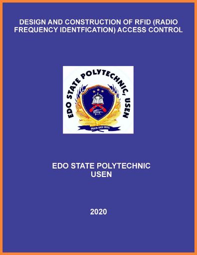 Picture of DESIGN AND CONSTRUCTION OF RFID (RADIO FREQUENCY IDENTIFICATION) ACCESS CONTROL