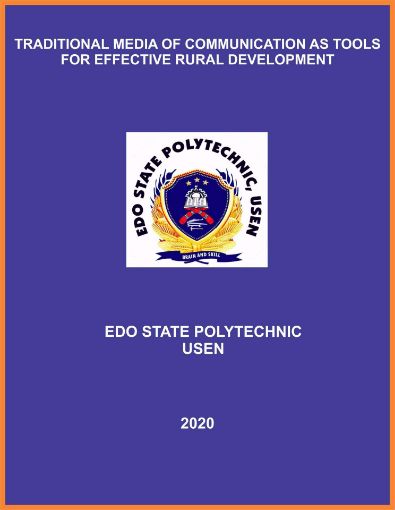 Picture of TRADITIONAL MEDIA OF COMMUNICATION AS TOOLS FOR EFFECTIVE RURAL DEVELOPMENT