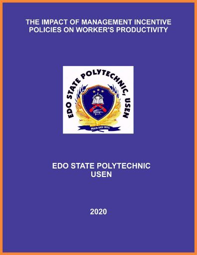 Picture of THE IMPACT OF MANAGEMENT INCENTIVE POLICIES ON WORKER’S PRODUCTIVITY