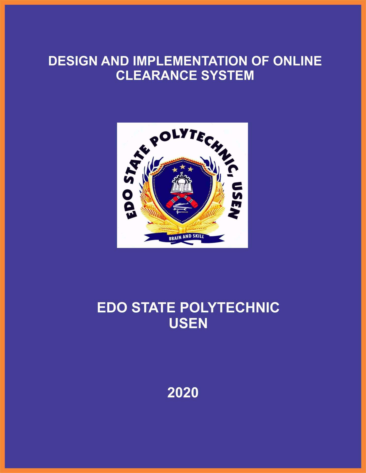 DESIGN AND IMPLEMENTATION OF ONLINE CLEARANCE SYSTEM-Best Bookstore in ...