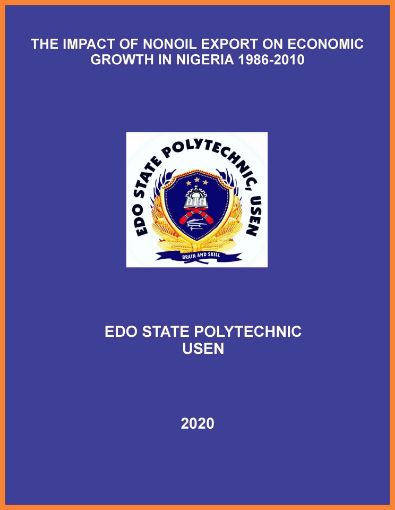 Picture of THE IMPACT OF NONOIL EXPORT ON ECONOMIC GROWTH IN NIGERIA 1986-2010