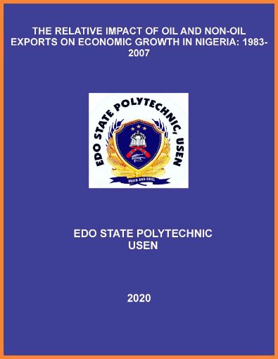 Picture of THE RELATIVE IMPACT OF OIL AND NON-OIL EXPORTS ON ECONOMIC GROWTH IN NIGERIA: 1983-2007