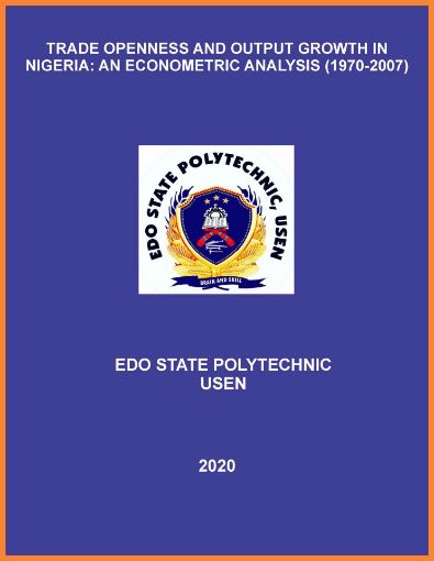 Picture of TRADE OPENNESS AND OUTPUT GROWTH IN NIGERIA: AN ECONOMETRIC ANALYSIS (1970-2007)