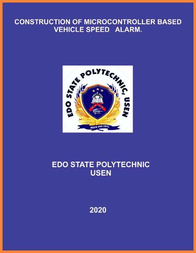 Picture of CONSTRUCTION OF MICROCONTROLLER BASED VEHICLE SPEED   ALARM.