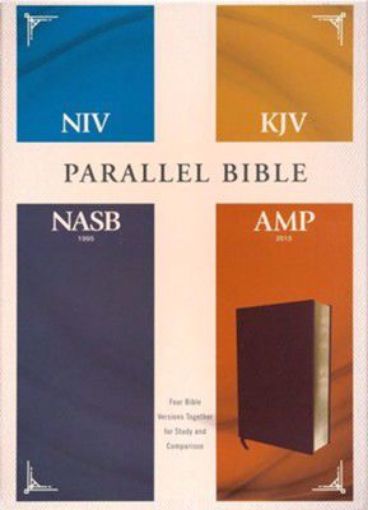 Picture of NIV, KJV, NASB, AMPLIFIED, PARALLEL BIBLE