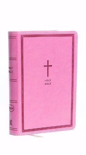 Picture of NKJV-COMPACT LARGE PRINT REFRENCE BIBLE-PINK
