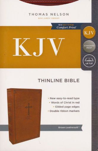 Picture of KJV-THINLINE BIBLE LEATHERSOFT