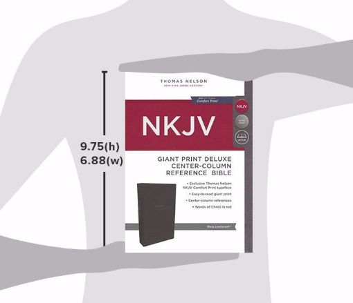 Picture of NKJV-GIANT PRINT CC REFERENCE BIBLE-BG