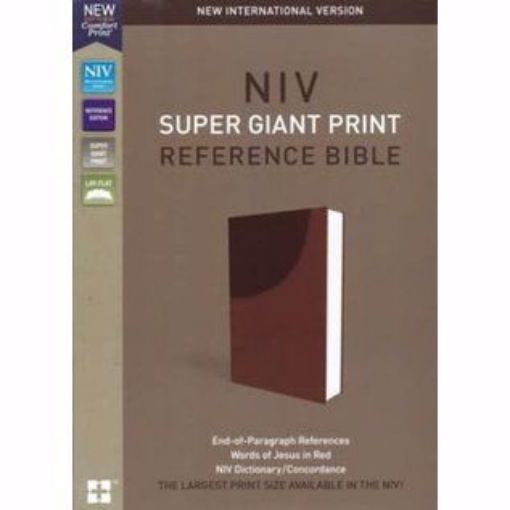 Picture of NIV-SUPER GIANT REFERENCE BIBLE-CHOC