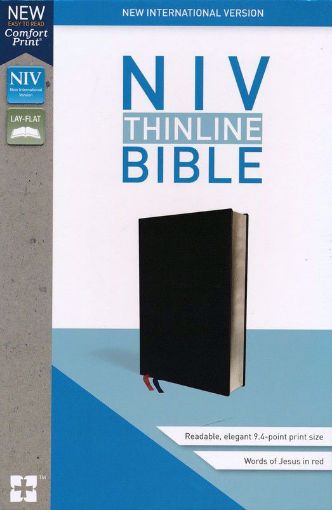 Picture of NIV-THINLINE-SOFTTOUCH-CHA/BK