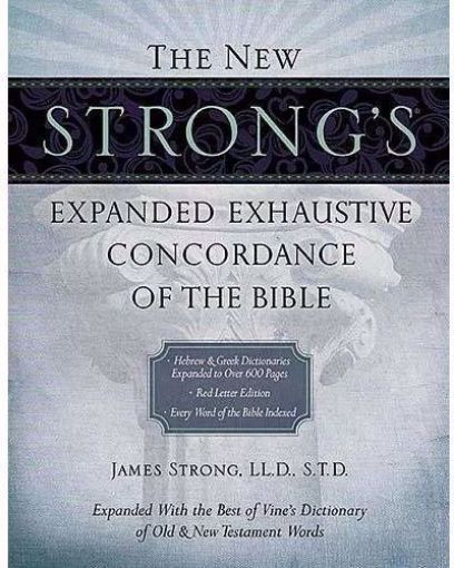Picture of NEW STRONG'S EXPANDED EXHAUSTIVE CONCORDANCE-RED