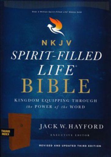 Picture of NKJV Spirit-Filled life bible Study  Imitation leather brown