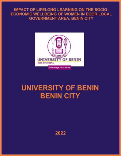 Picture of IMPACT OF LIFELONG LEARNING ON THE SOCIO-ECONOMIC WELLBEING OF WOMEN IN EGOR LOCAL GOVERNMENT AREA, BENIN CITY