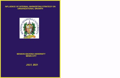 Picture of INFLUENCE OF INTERNAL MARKERTING STRATEGY ON ORGANIZATIONAL GROWTH