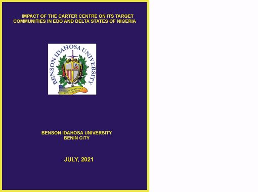 Picture of IMPACT OF THE CARTER CENTRE ON ITS TARGET COMMUNITIES IN EDO AND DELTA STATES OF NIGERIA
