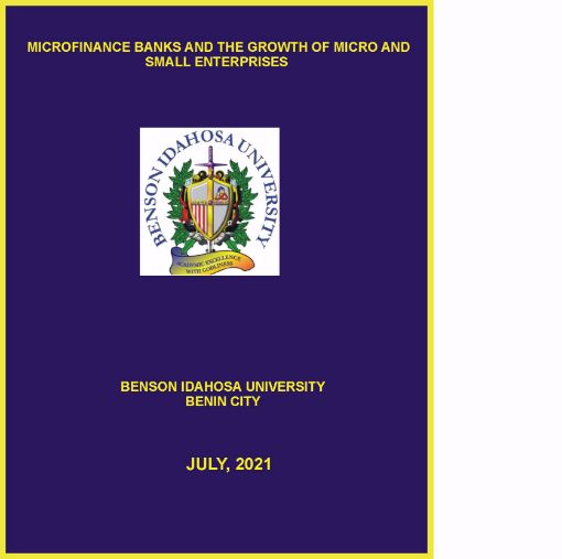 Picture of MICROFINANCE BANKS AND THE GROWTH OF MICRO AND SMALL ENTERPRISES