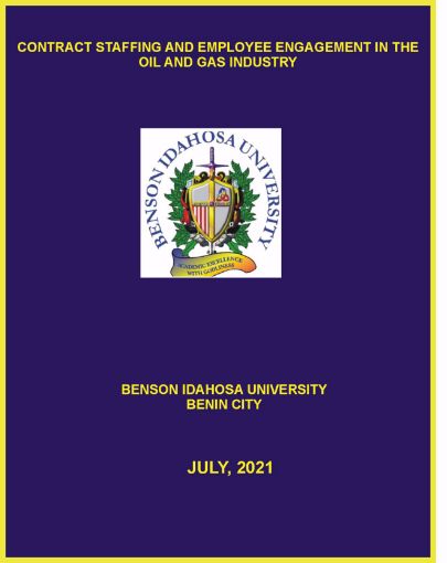 Picture of CONTRACT STAFFING AND EMPLOYEE ENGAGEMENT IN THE OIL AND GAS INDUSTRY