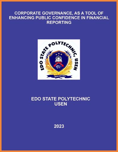 Picture of CORPORATE GOVERNANCE, AS A TOOL OF ENHANCING PUBLIC CONFIDENCE IN FINANCIAL REPORTING