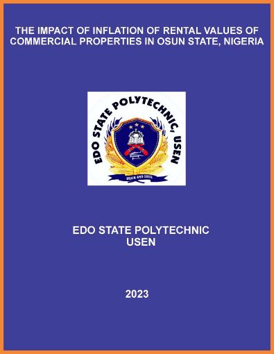 Picture of THE IMPACT OF INFLATION OF RENTAL VALUES OF COMMERCIAL PROPERTIES IN OSUN STATE, NIGERIA