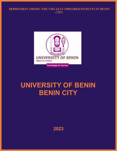 Picture of DEPRESSION AMONG THE VISUALLY IMPAIRED PATIENTS IN BENIN CITY