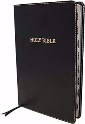 Picture of KJV-THINLINE BIBLE LEATHER BLACK