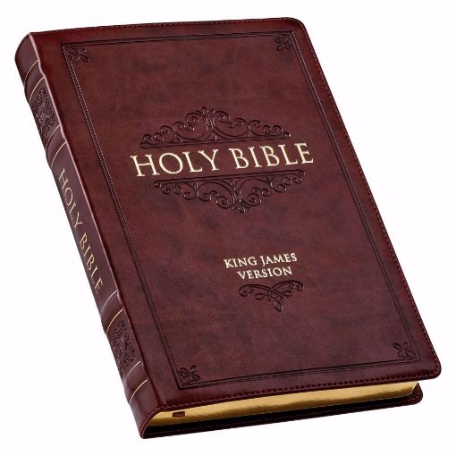 Picture of KJV-THINLINE BIBLE LEATHER BUR