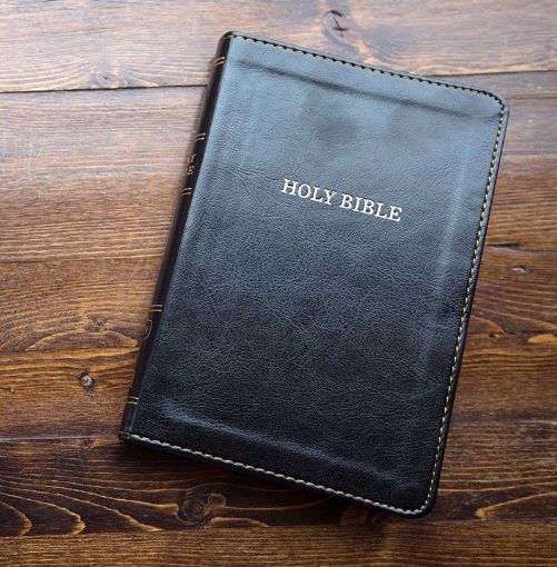Picture of KJV-THINLINE REFERENCE BIBLE BLACK ORNATD