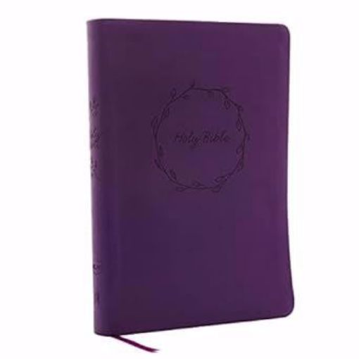 Picture of NKJV-TL LRG PRNT BIBLE-PURPLE
