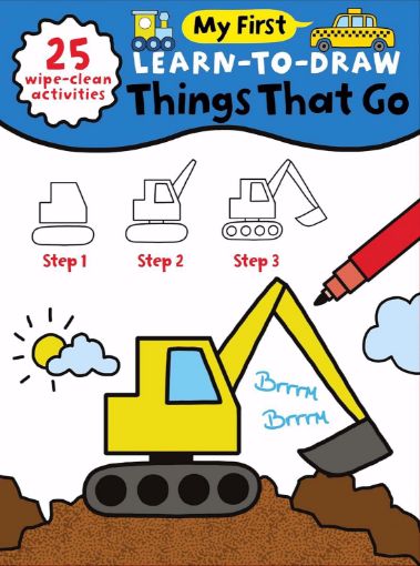 Picture of LEARN TO DRAW-THINGS THAT GO