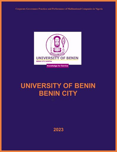 Picture of Corporate Governance Practices and Performance of Multinational Companies in  Nigeria