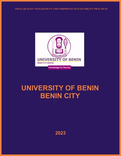 Picture of TOTAL QUALITY MANAGEMENT AND CORPORATE SUSTAINABILITY  PRACTICES
