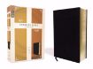 Picture of KJV, Amplified, Parallel Bible, Large Print, Bonded Leather, Black, Red Letter