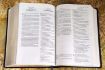 Picture of KJV, Amplified, Parallel Bible, Large Print, Bonded Leather, Black, Red Letter