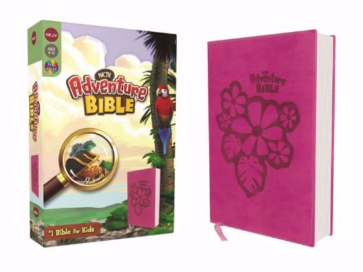 Picture of NKJV, Adventure Bible, Leathersoft, Pink, Full Color Imitation Leather