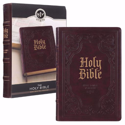 Picture of KJV-GIANT PRINT FULL SIZE-BROWN
