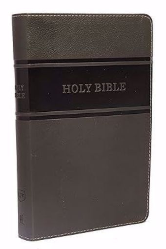 Picture of KJV-DELUXE GIFT BIBLE-GRAY