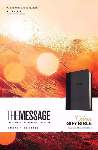 Picture of The Message Deluxe Gift Bible,  Black