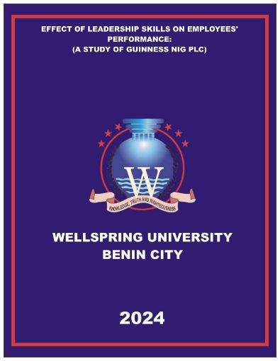 Picture of EFFECT OF LEADERSHIP SKILLS ON EMPLOYEES’ PERFORMANCE: (A STUDY OF GUINNESS NIG PLC)